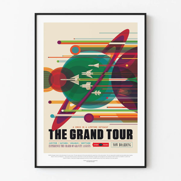 Plakat til vægdekoration af det store solsystem rundvisning Artem Legrand