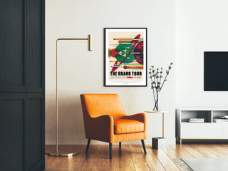 Plakat til vægdekoration af det store solsystem rundvisning Artem Legrand