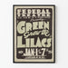 Retro plakat Green Grow the Lilacs Federal Theatre