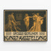 Vintage plakat fra kunstudstilling i Berlin 1911 - retro vægdekoration — indrammet kunstværk på væggen