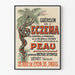 Vintage plakat Helbredelse af eksem og hudlidelser