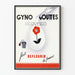 Vintage plakat Gyno Gouttes vægdekoration