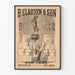 Vintage plakat H. Clausen & Son Bock Beer New York