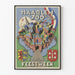 Vintage plakat Haarlem 700 års festuge 1946
