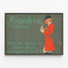 Vintage plakat Hagedorn Cigarren - Retro vægdekoration — indrammet kunstværk på væggen