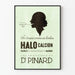 Vintage plakat Halo Calcïon - Retro vægdekoration