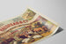 Vintage plakat fra Halstead & Co. Beef & Pork Packers til vægdekoration — visning af kunstværket