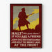 Vintage militærplakat for britisk rekruttering
