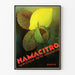 Vintage plakat Hamacitro vægdekoration frugt og natur