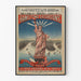 Vintage plakat Hamiltons Excursions Frihedsgudinden