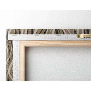 Boheme Bølger Beige og Sort Plakat - Moderne Design