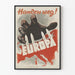 Vintage propagandaplakat 'Handen weg! Europa' - Retro vægdekoration