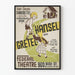 Vintage plakat af Hansel og Gretel - Marionetterteater Federal Theatre