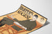 Vintage plakat Harper's august illustration mand læsende
