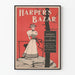 Vintageplakat Harper's Bazar Modejournal