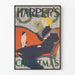Vintage Harper's Jul Plakat - Elegant vægdekoration