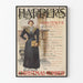 Vintage plakat af Harper's Christmas Number til vægdekoration