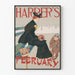 Vintage plakat af Harper's Magazine februar 1894 - retro vægdekoration