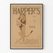 Vintage plakat Harper's for marts med løve og lam