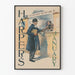 Harper's januar 1894 vintage - Vægdekoration magasin gammel