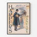 Vintage plakat af Harper's Magazine januar 1894 til vægdekoration