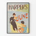 Vintage plakat Harper's juni af Edward Penfield