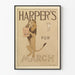 Vintage plakat Harper's March med løve og lam