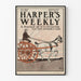 Vintage plakat Harper's Weekly New York 1900 - Retro vægdekoration