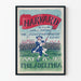 Vintage Harvard plakat - Årsdag for Harvardklubberne i Philadelphia