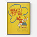 Vintage plakat for Høstfestival 1936