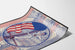Amerikansk patriotisk vintage plakat med sømand og USA-flag