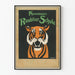Vintage plakat Tigre Havemann's Raubtier Schule