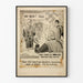 Vintage militærplakat He Won't Talk - Historisk vægdekoration