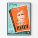 Vintage plakat af filmen Heidi med Shirley Temple