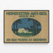 Vintage plakat Heimstatten Berlin - Retro vægdekoration — indrammet kunstværk på væggen