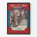 Vintage plakat Hello Ma - Nostalgisk militær vægdekoration