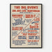 Vintage plakat for begivenhed teater og dans San Jose Civic Auditorium