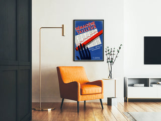 Vintage plakat Hémagène skrædder til vægdekoration