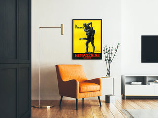 Vintage plakat Hémagéine Giraud - Vægdekoration Kraft