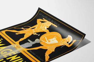 Vintage plakat Hémagénine Giraud medicinsk vægdekoration