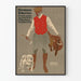 Vintage plakat Hermann Scherrer Sportstøjmand i München