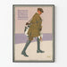 Vintage plakat Hermann Scherrer Sporting Tailor München dekorativ