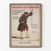 Vintage plakat Trykt i Holland - Voltaire 1985
