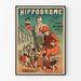 Vintage plakat Hippodrome Dværge Udstilling Tyrolere