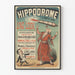Gammel plakat af Hippodromen ved Pont de l'Alma - Ling-Look 1883