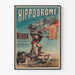 Vintage plakat af Hippodrome ved Pont de l'Alma - Néron gladiator