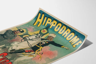 Plakat Hippodrome Skobeleff - Vintage hestemaleri vægdekoration