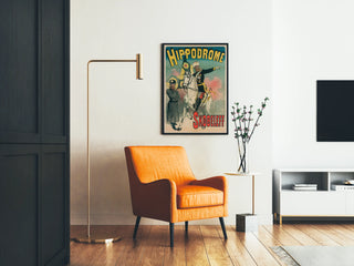 Plakat Hippodrome Skobeleff - Vintage hestemaleri vægdekoration