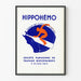 Hippohémo plakat - Vintage videnskabelig vægdekoration