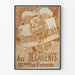 Vintage plakat Historie om bryster - Kunstnerisk vægdekoration